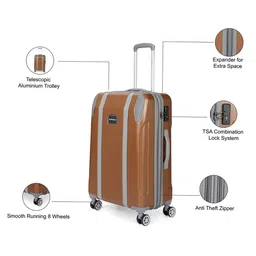 THe VerTicaL Unisex Griffin Hard-Sided Medium Trolley Bag 69.5Cm image 5