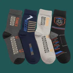 naosucura Men Graphic Print Mid-Calf/Crew image 1