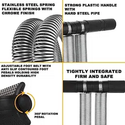 boldfire Fitness Double Spring Tummy Trimmer With Band Toning Tube(Pack of 2) Ab Exerciser image 3