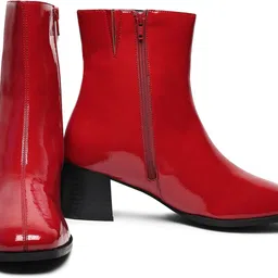 Yoho BOOT 102 | Premium Gloss Finish | Soft Lycra Lining | Durable Tunit Sole Boots For Women image 5