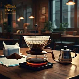 tgl co. V60 White Coffee Filter Papers Size 02 – 100 Count Tea Strainer image 2