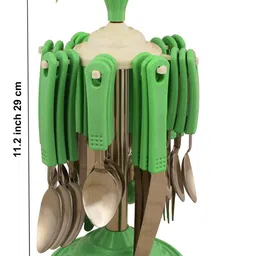kanpra Plastic, Stainless Steel Cutlery Set image 3