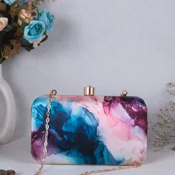 Swisni Printed Box Clutch-picture-34