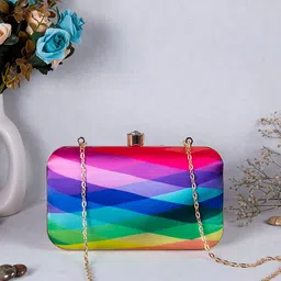 Swisni Printed Box Clutch-image-17