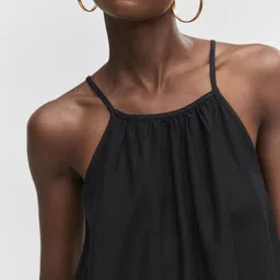 MANGO Schiffli Detail A-Line Dress image 2