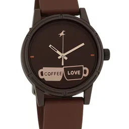 Fastrack Men Brown Dial & Brown Straps Analogue Watch image 2