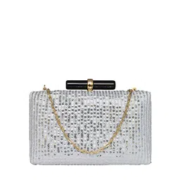 ARTKLIM Embellished Box Clutch image 2