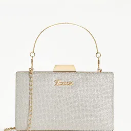 Exotic Textured Party Box Clutch image 2