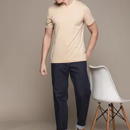 Calvin Klein Jeans Men Straight Fit Cuffed Hem Stretchable Jeans image 4