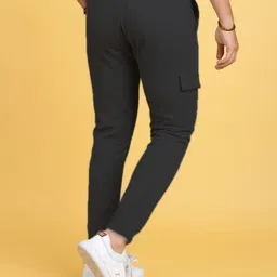 sk clasy Pack of 2 Men Solid Black, Grey Track Pants image 2