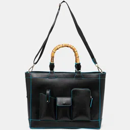 HIE Textured Structured Satchel image 5