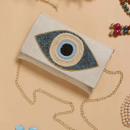 Swisni Embellished Fabric Box Clutch-picture-10