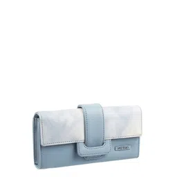 Metro Blue & Grey Envelope Clutch image 2