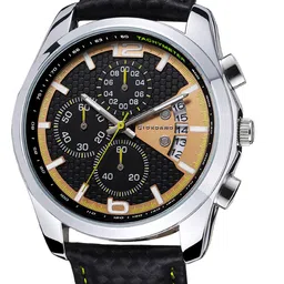 GIORDANO Men Dial & Leather Straps Analogue Watch GZ-50052-01 image 3