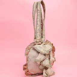 Dhrohar Embroidered Potli Clutch image 5