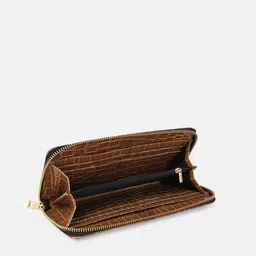 Bagsy Malone Camel Brown Textured Purse Clutch image 4