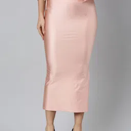 TWIN BIRDS 1194-Pink Champagne Nylon Blend Petticoat image 1