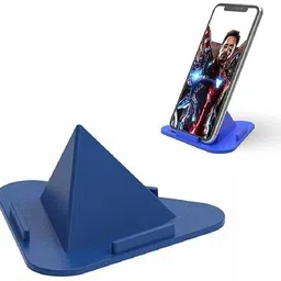 JOKIN (Pack of 2) Pyramid Shape Holder Desktop Stand 3in1 Universal 3-Sided Triangle Mobile Holder-image-3