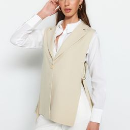 Trendyol Notched Lapel Collar Waistcoat-picture-46