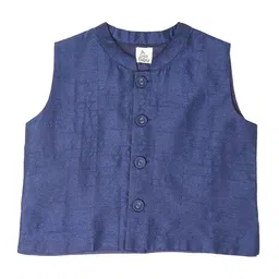 A Little Fable Boys Mandarin Collar Nehru Jacket-image-70