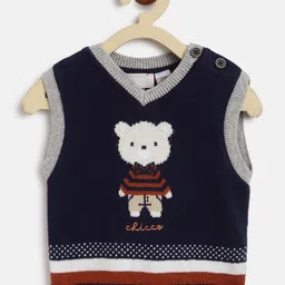Chicco Infants Boys Printed Sweater Vest-picture-32