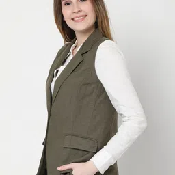 Vero Moda Single-Breasted Sleeveless Blazer image 3