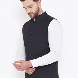 Hypernation Pure Cotton Nehru Jacket image 2