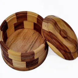 fleurs de rocaille Wooden Bread Basket-picture-35