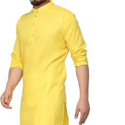 ladyflock Men Cotton Blend Kurta Pyjama Set image 4