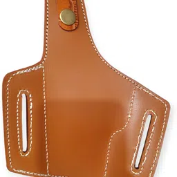 sandhugunhouse Leather Holster For Taurus PT 57, 30 Cheetah, Egale, 45 Bore , Glock,Victor Racquet Carry Case/Cover Free Size image 2