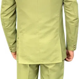 gargian master cut Men Single Breasted Solid Suit image 3