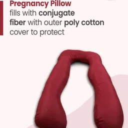 sleepsia Comfort U-Shape Pregnancy Pillow with Removable Cover image 4