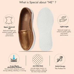 fausto Perforation Laser Cut Stitched Casual Slip On Loafer|Work|Outdoor|Office Wear Slip On For Women image 4