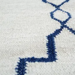 jaipur rugs Grey Geometrical Wool 5'3 ft X 7'6 ft Rectangle Flat Weaves image 4