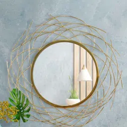 Ring Wall Hanging Metal Gold Wall Mounted-image-0