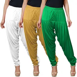 vee ess fashion Viscose Rayon Solid Patiala-picture-28