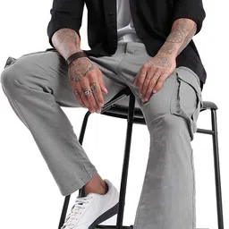 wrogn Men Regular Fit Solid Casual Shirt image 2