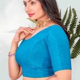 priyanka traders Round Neck Women Blouse image 4