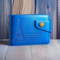 zeph enterprises Men Casual Blue Artificial Leather Wallet-picture-16