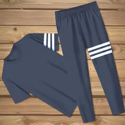 mojamedi Striped Men Track Suit image 1