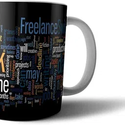 rhythm gift4u Motivational Quote Coffee Home Kitchen Milk Tea Ceramic Drinking Tea Cup with Handgrip for Perfect Gift Ceramic Coffee Mug image 2