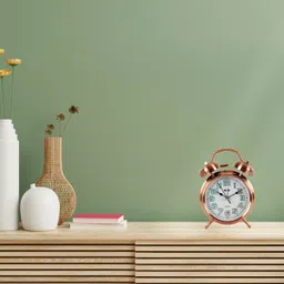 kadio Analog Copper Clock image 5