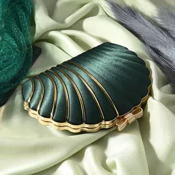 d'vine luxe Party Green Clutch-picture-21