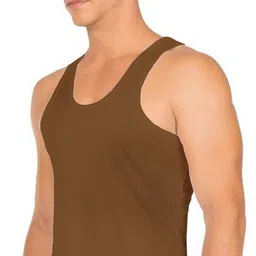 white rose Pack of 3 COLOR VEST Men Vest image 5