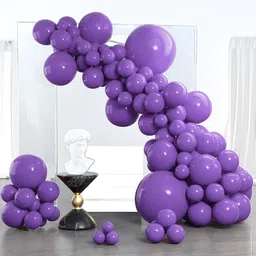 giftzadda Solid Purple Balloons for Birthday Anniversary Party Decoration (Pack of 50 pcs) Balloon-picture-16