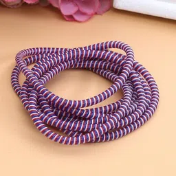 BLEY Spiral Cable Protector (Pack Of 2) 1 Meters Each-Full Size Blue Red Cable Protector-picture-26