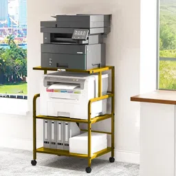winstar 3-Tier Printer Stand, Solid & Sturdy, Modern Look, Space Saving | Metal Computer Desk-picture-13