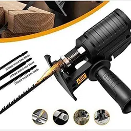 ranpra NEW Jigsaw attachment Adapter to convert Power Drill To Jig Saw Woodworking Tool Cordless Drill image 4