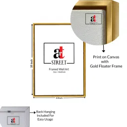 art street Power The Spring Multicolour Synthetic Wood Wall Art image 3