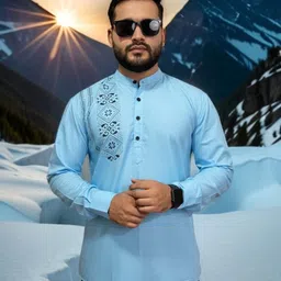 shajara Men Printed Cotton Blend Straight Kurta-picture-22